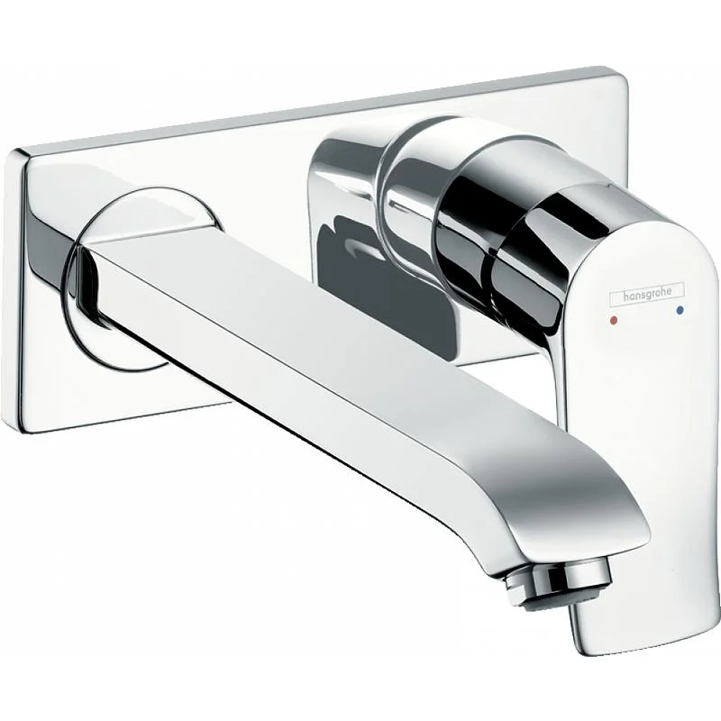 Смеситель для раковины встраиваемый HANSGROHE METRIS 31086000 для 13622180 (хром, L-22,5). Фото 1 из 5