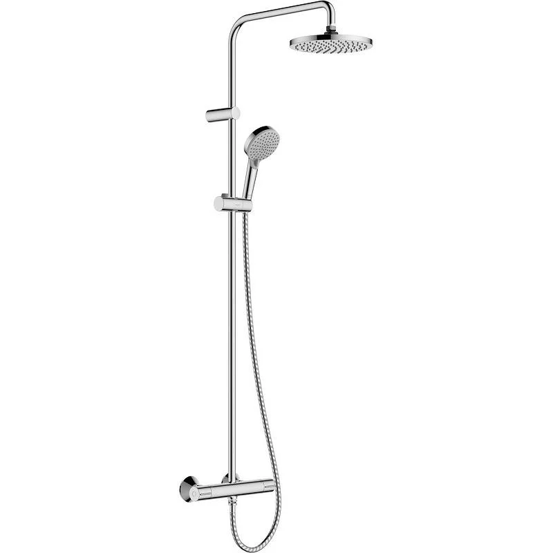Душевая система с термостатом HANSGROHE VERNIS BLEND 26276000 (хром, круглая) 26276000