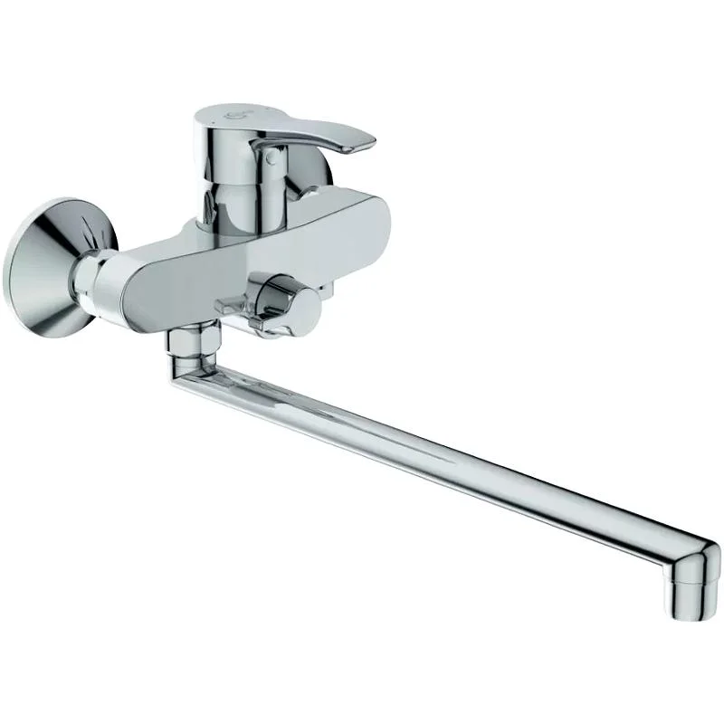 Смеситель для ванны с душем IDEAL STANDARD ALPHA BD044AA (хром, L-32) BD044AA