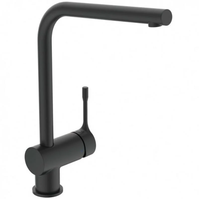 Смеситель для кухни IDEAL STANDARD CERALINE BC174XG (черный матовый, L-225 H-322) BC174XG