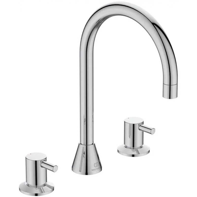 Смеситель для раковины IDEAL STANDARD CERALINE BC196AA (хром, L-16 H-15,5) BC196AA