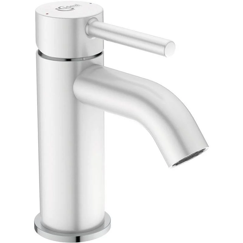 Смеситель для раковины IDEAL STANDARD CERALINE BC203U5 (белый матовый, L-10 H-7,6) BC203U5