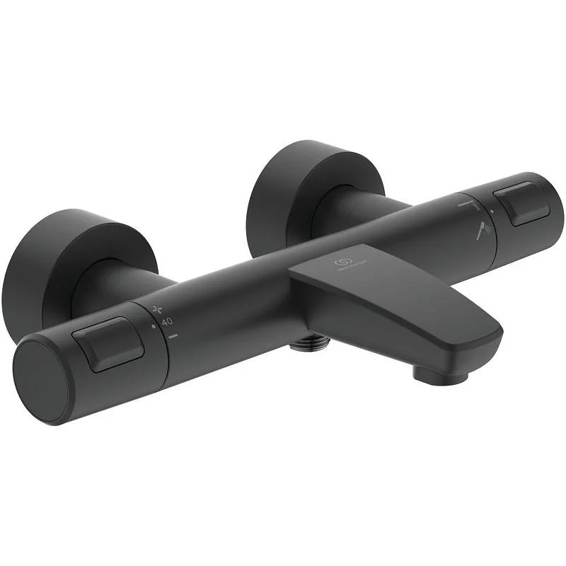 Термостат для ванны с душем IDEAL STANDARD CERATHERM A7544XG (черный матовый, L-161) A7544XG