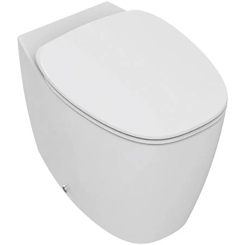 Унитаз напольный IDEAL STANDARD DEA T349101 унив. вып. 55*36,5 + сиденье (белый) T349101