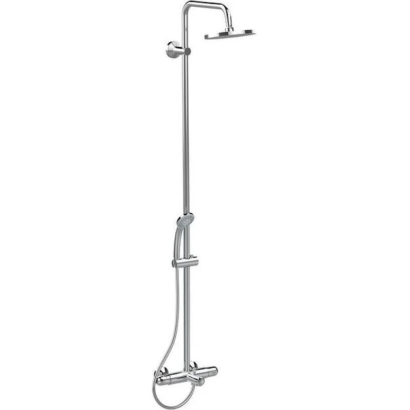 Душевая система с термостатом для ванны/душа IDEAL STANDARD IDEALRAIN ECO A6426AA (хром, круглая) A6426AA