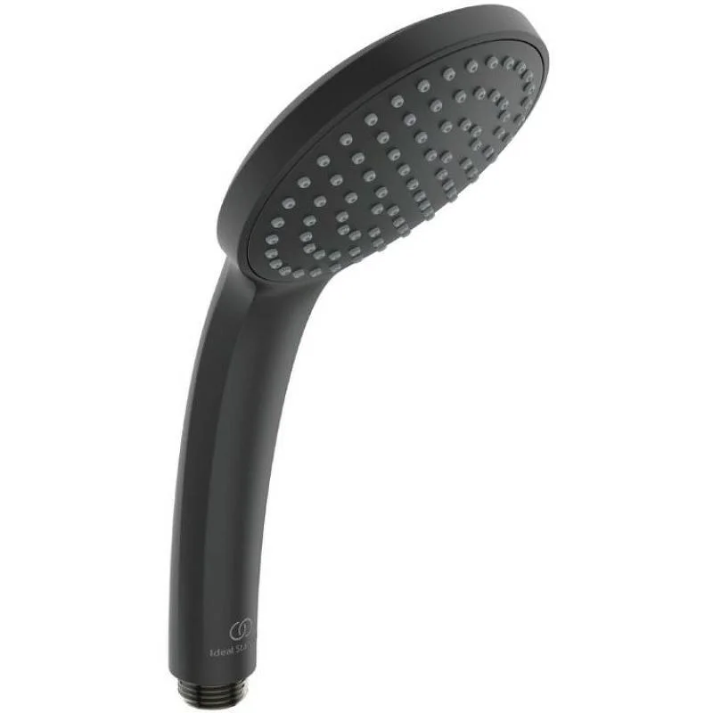 Ручной душ для душа IDEAL STANDARD IDEALRAIN B9402XG (черный матовый, круглый) B9402XG