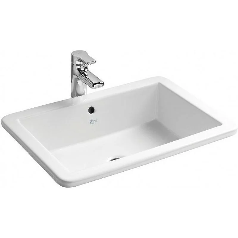 Раковина IDEAL STANDARD STRADA K078001 (встраиваемая сверху, (59,5*44), белый) K078001