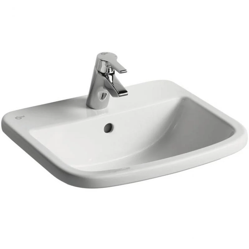 Раковина IDEAL STANDARD TEMPO T059201 (встраиваемая сверху, (50*43), белый) T059201