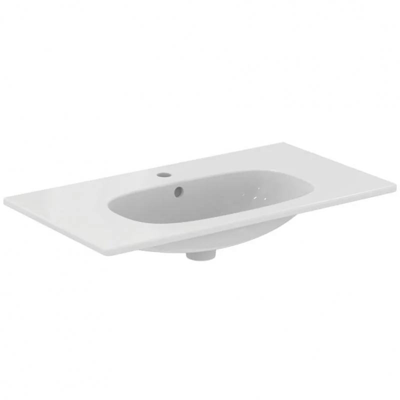 Раковина мебельная IDEAL STANDARD TESI T350901 (встраиваемая сверху, (82,5*45), белый) T350901