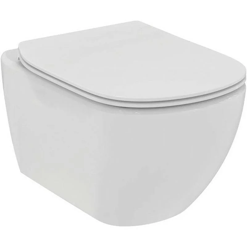 Унитаз подвесной IDEAL STANDARD TESI T536001 Rim гор. вып. 53,5*36,5 + сиденье (белый) T536001