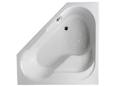 Ванна JACOB DELAFON BAIN-DOUCHE (145*145) E6222-00 (ножки, ЛЕВ., белый, слив.отверстие стандарт.) E6222-00