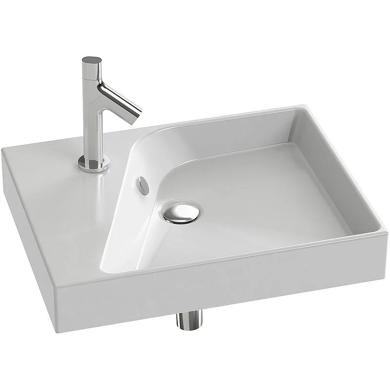 Раковина JACOB DELAFON RYTHMIK EXQ112-00 (подвесная, (60*46), белый) EXQ112-00