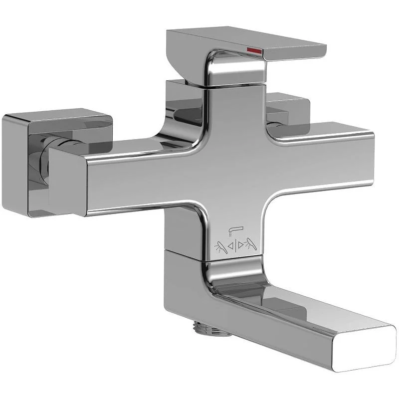 Смеситель для ванны с душем JACOB DELAFON STRAYT E45370-CP (хром, L-23,2) E45370-CP