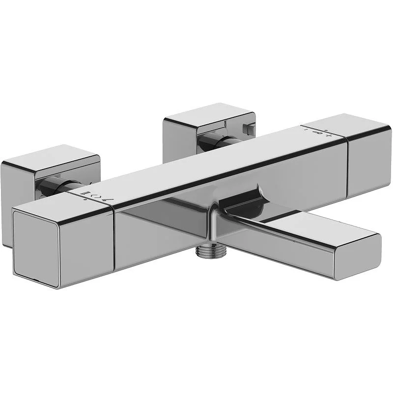 Термостат для ванны с душем JACOB DELAFON STRAYT E9127-CP (хром, L-20,8) E9127-CP