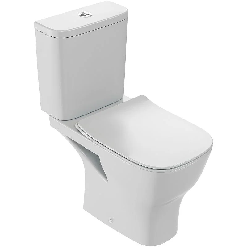Унитаз напольный JACOB DELAFON STRUKTURA UJAJ102-WTE Rim гор. вып. 64,5*34 (белый) ССП UJAJ102-WTE