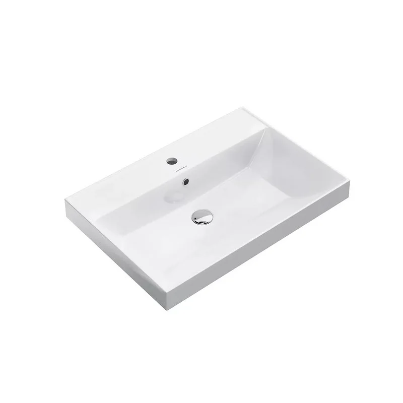 Раковина KERAMA MARAZZI КУБО CU.wb.70 (подвесная, (70,5*48,5), белый) CU.wb.70