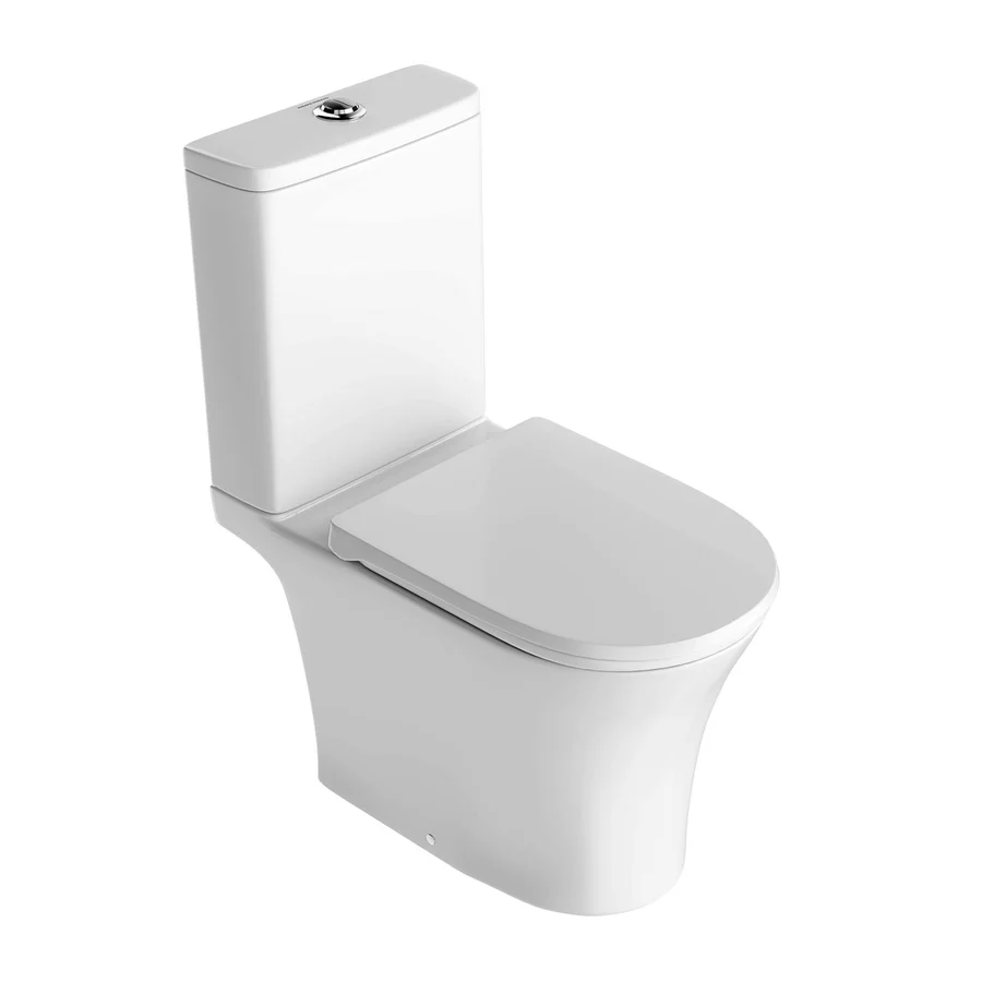 Унитаз-компакт напольный KERAMA MARAZZI КЕЙ-ПРО KMKPWc63GWh2 67,5*36,5 + сиденье "торнадо" (белый) KMKPWc63GWh2
