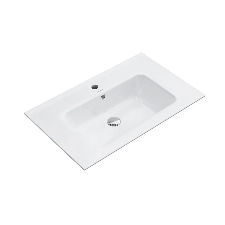Раковина KERAMA MARAZZI ПИАНО PI.wb.75 (подвесная, (75*46), белый) PI.wb.75