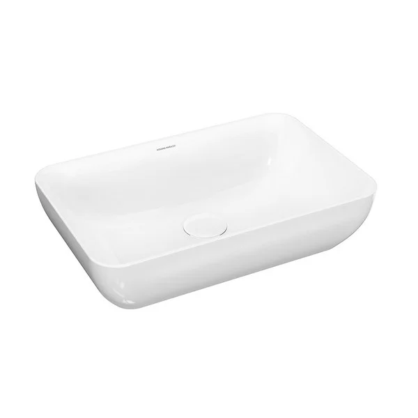 Раковина мебельная KERAMA MARAZZI ПЛАЗА без отв.под смес PLR.wb.55 (накладная, (55*40), белый) PLR.wb.55