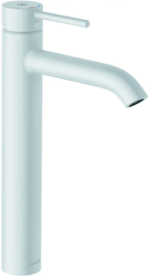 Смеситель для раковины KLUDI BOZZ 382865376 (белый матовый, L-17 H-24) 382865376