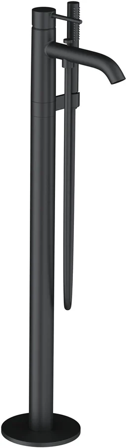 Смеситель для ванны напольный KLUDI BOZZ 385903976 для 88088 (черный, L-22,5 H-83) 385903976