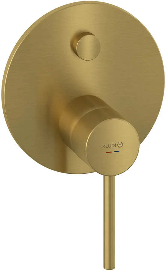 Смеситель для ванны с душем KLUDI BOZZ 38759N076 (брашированное золото) 38759N076