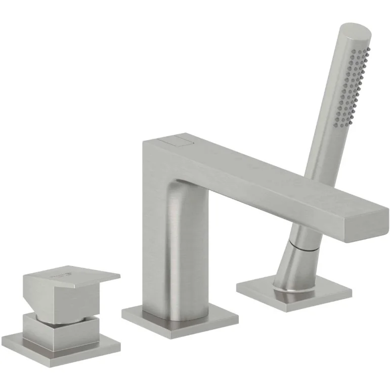 Смеситель для ванны KLUDI DECUS 54448N575 (никель матовый, L-21 H-11,5) 54448N575