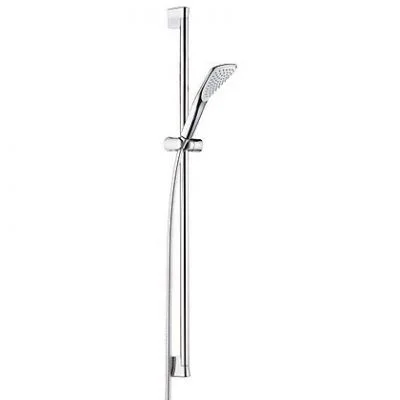 Душевой гарнитур со штангой KLUDI FIZZ 6764005-00 (хром/белый) 6764005-00