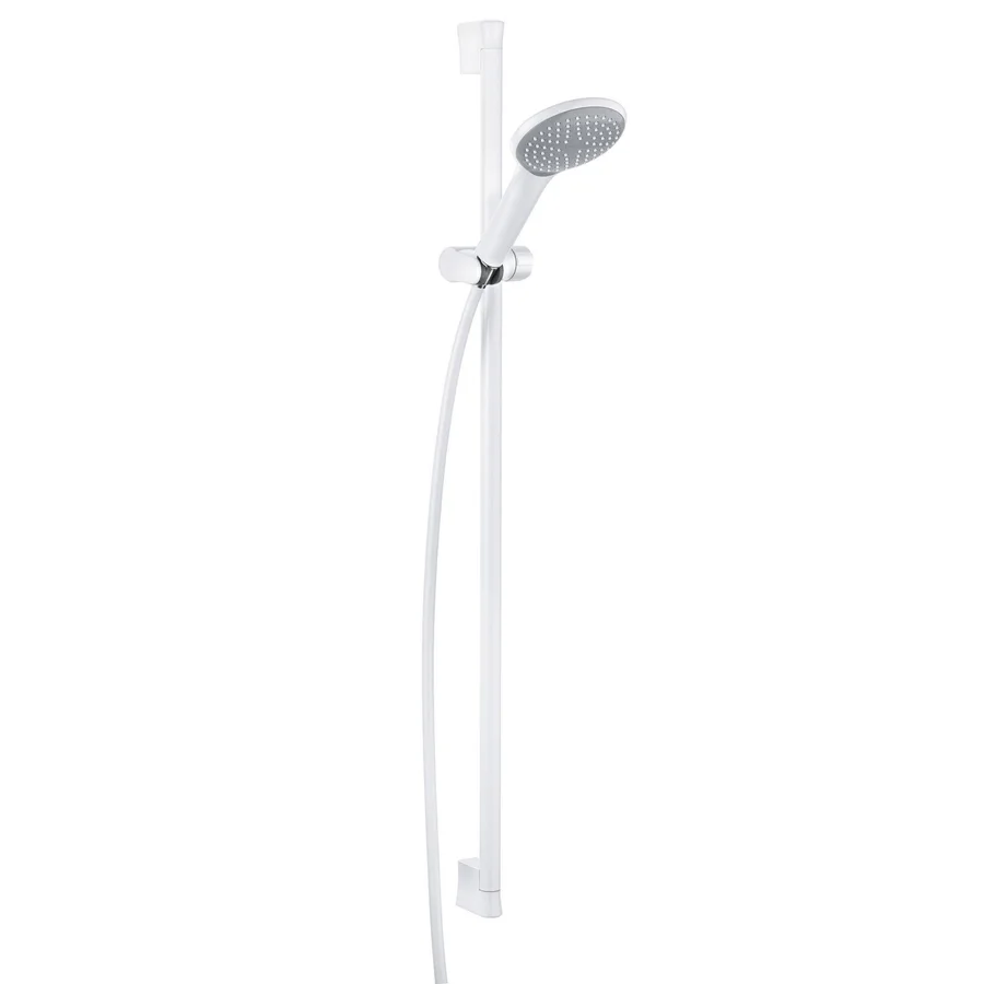 Душевой гарнитур со штангой KLUDI FRESHLINE 6784091-00 (белый/хром, круглый) 6784091-00