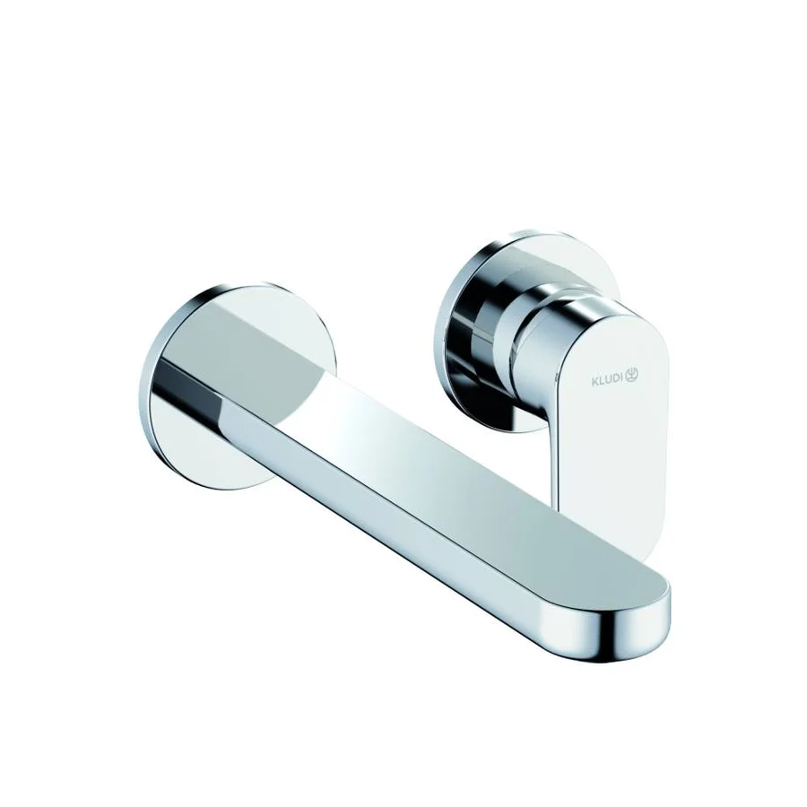 Смеситель для раковины настенный KLUDI LOUVA 242450575 (хром, L-22) 242450575