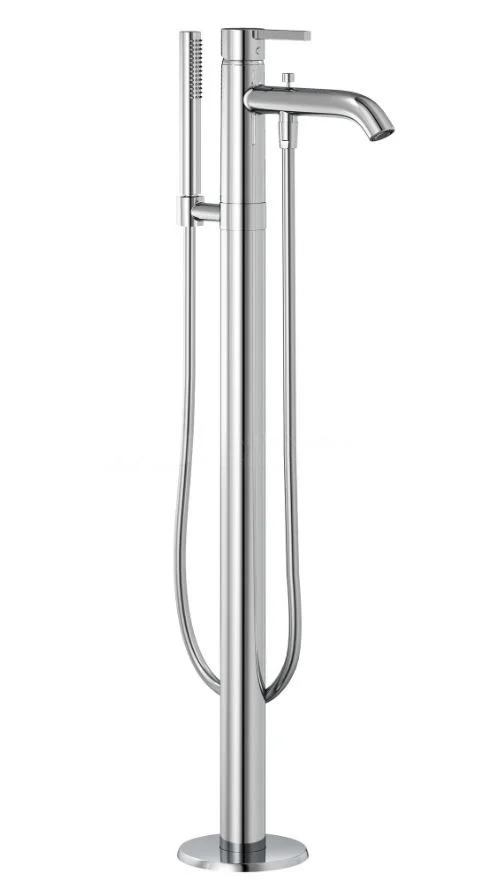 Смеситель для ванны напольный KLUDI NOVA FONTE Pura 385900515 для 88088 (хром, L-22,5 H-83) 385900515
