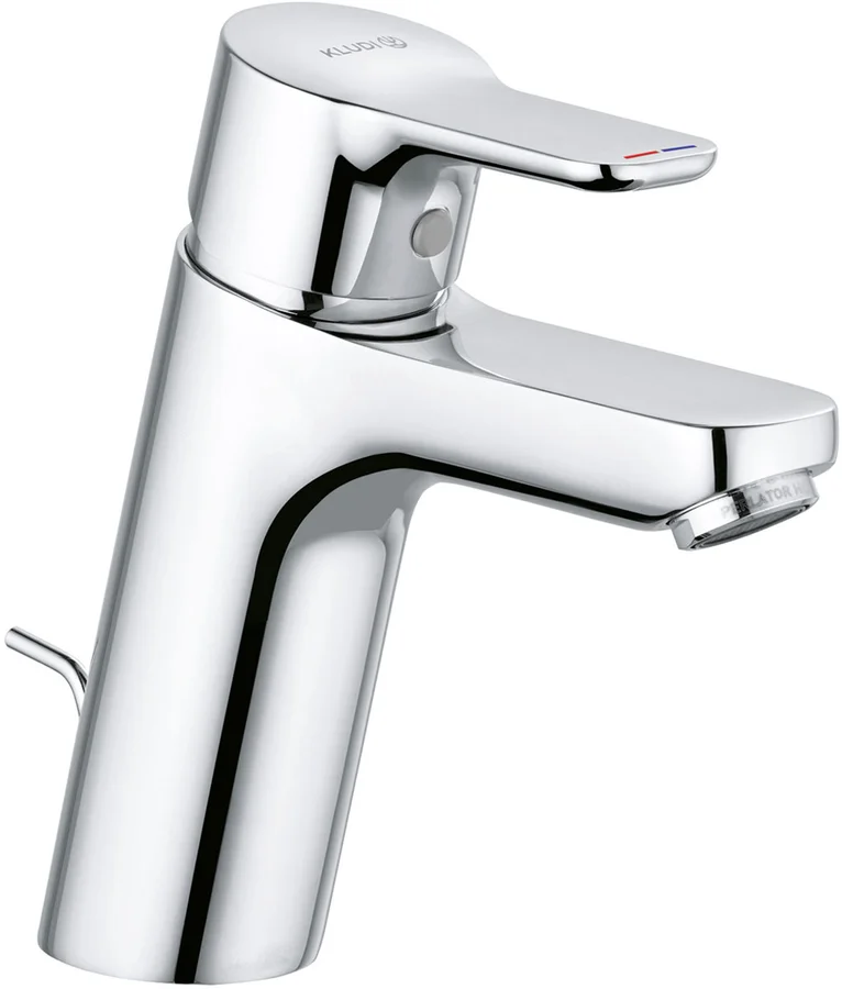 Смеситель для раковины KLUDI PURE&EASY 372900565 (хром, L-12 H-9,5) 372900565