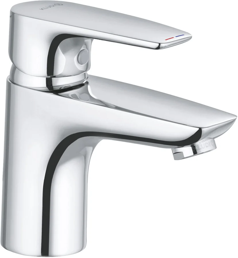 Смеситель для раковины KLUDI PURE&SOLID 340280575 (хром, L-10 H-7,5) 340280575