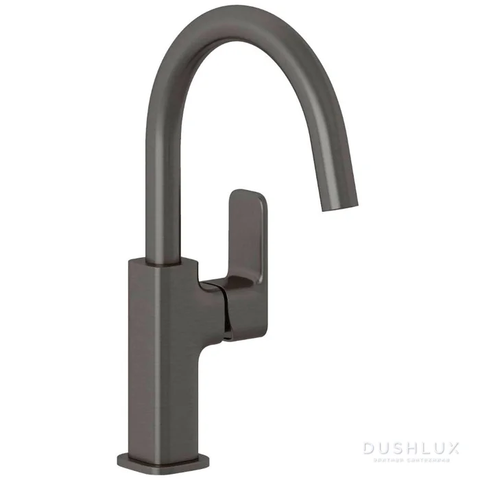 Смеситель для раковины KLUDI RENON 42027N275 с д/к (оружейная сталь, L-17 H-29) 42027N275