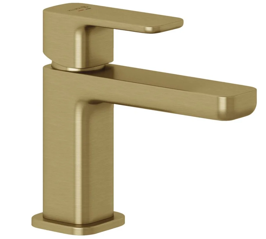 Смеситель для раковины KLUDI RENON 42266N075 (брашированное золото, L-11 H-8,5) 42266N075
