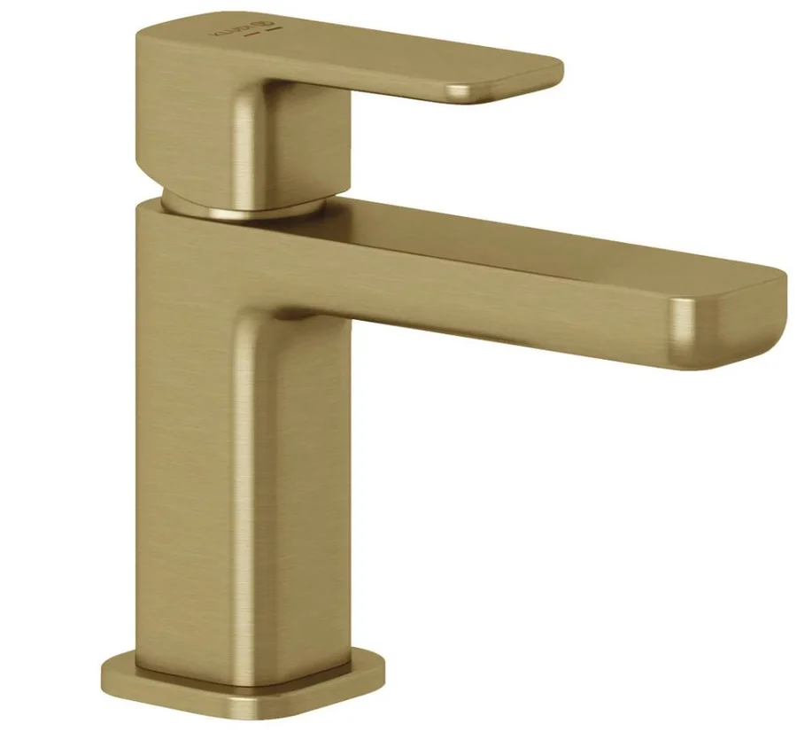 Смеситель для раковины KLUDI RENON 42290N075 (брашированное золото, L-11 H-8,5) 42290N075
