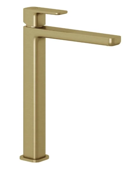 Смеситель для раковины KLUDI RENON 42298N075 (брашированное золото, L-18 H-24) 42298N075