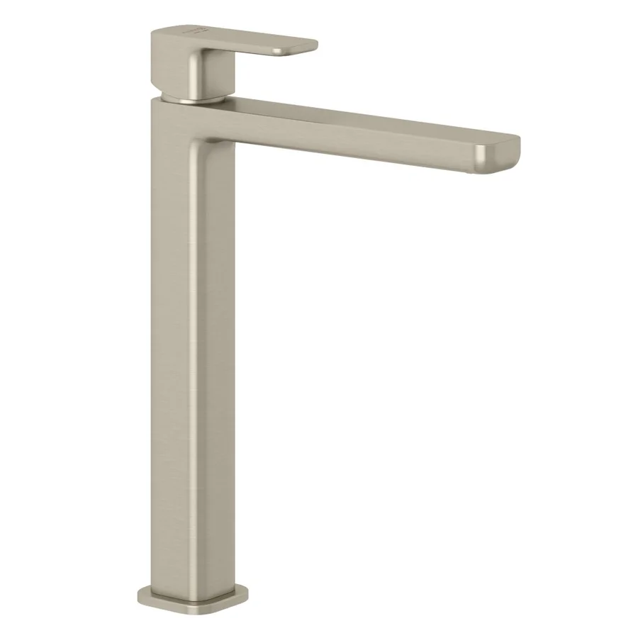 Смеситель для раковины KLUDI RENON 42298N575 (никель, L-18 H-24) 42298N575