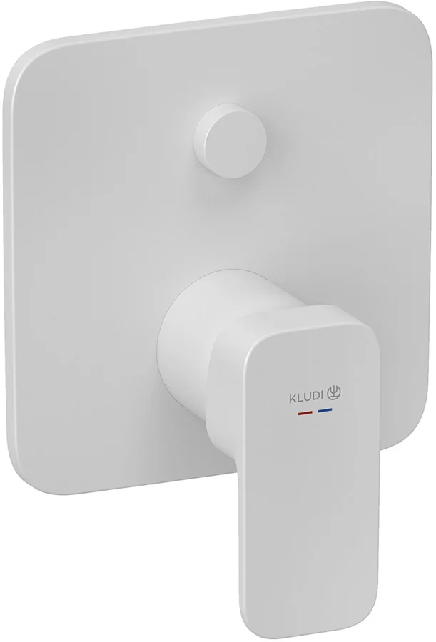 Смеситель для ванны с душем KLUDI RENON 427595375 для 88022 (белый матовый) 427595375