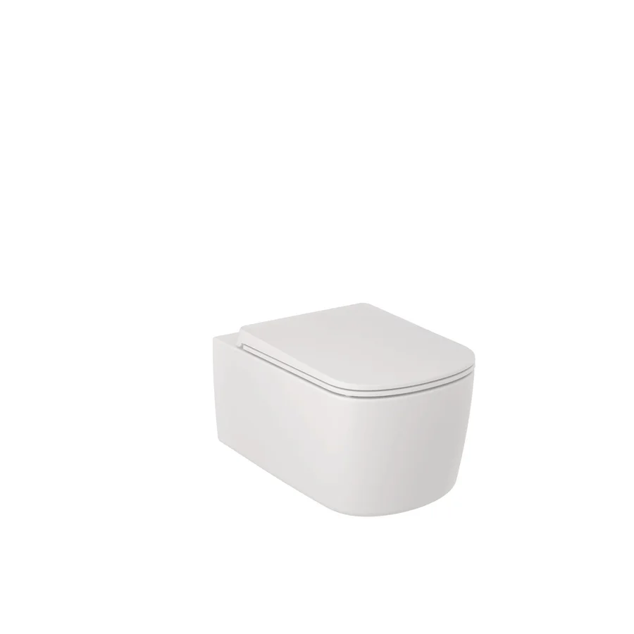 Унитаз подвесной KLUDI RESA S 27WCW0153 Rim 55*36 spiralflush (белый матовый) 27WCW0153
