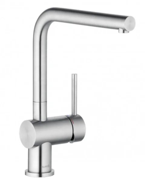 Смеситель для кухни KLUDI STEEL 45803F877 (сталь, L-23,5 H-27) 45803F877