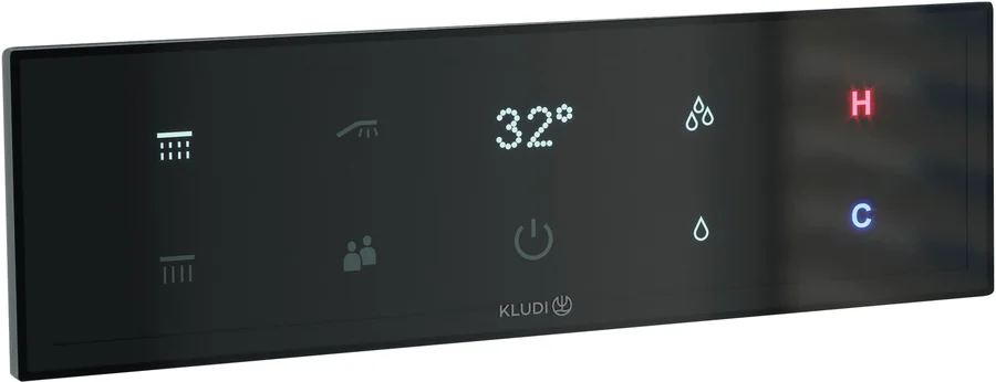 Термостат встраиваемый электронный KLUDI TOUCHTRONIC 38310G1-00. Фото 1 из 3