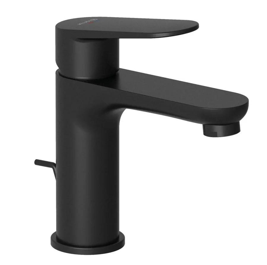 Смеситель для раковины KLUDI X1 322883975 (черный матовый, L-11,5 H-9,5) 322883975