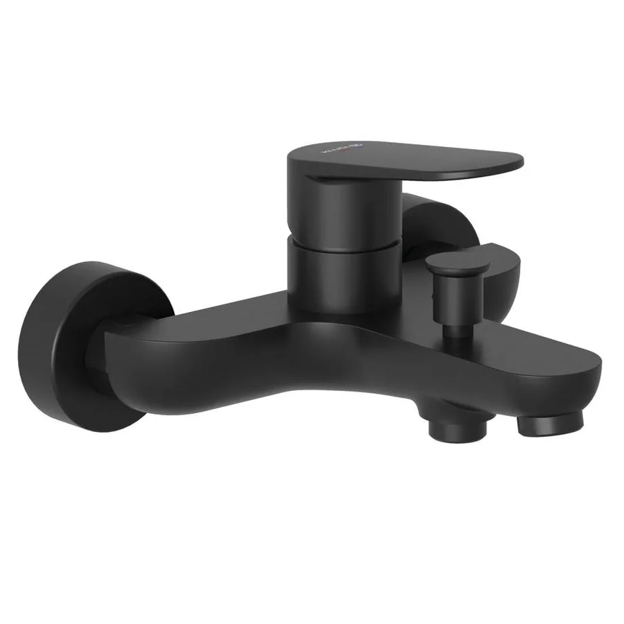 Смеситель для ванны с душем KLUDI X1 326913975 (черный матовый, L-17) 326913975