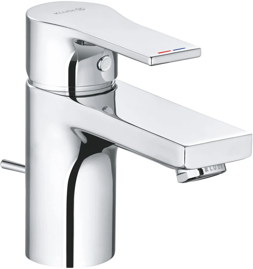 Смеситель для раковины KLUDI ZENTA 482600565 (хром, L-9,5 H-7,5) 482600565