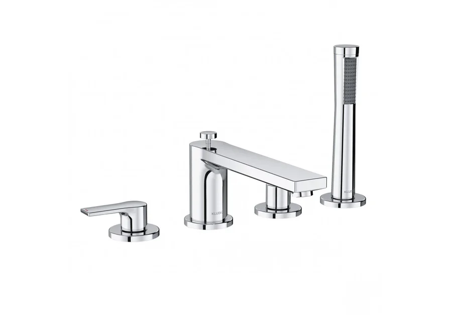 Смеситель для ванны с душем KLUDI ZENTA 484240565 (хром, L-22 H-9). Фото 1 из 3