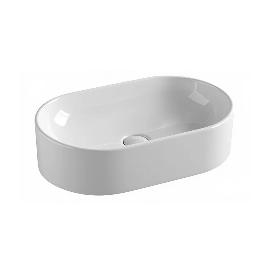 Раковина KOLLER POOL AQUA AQ-0520-WB (накладная, (52*33), белый) AQ-0520-WB