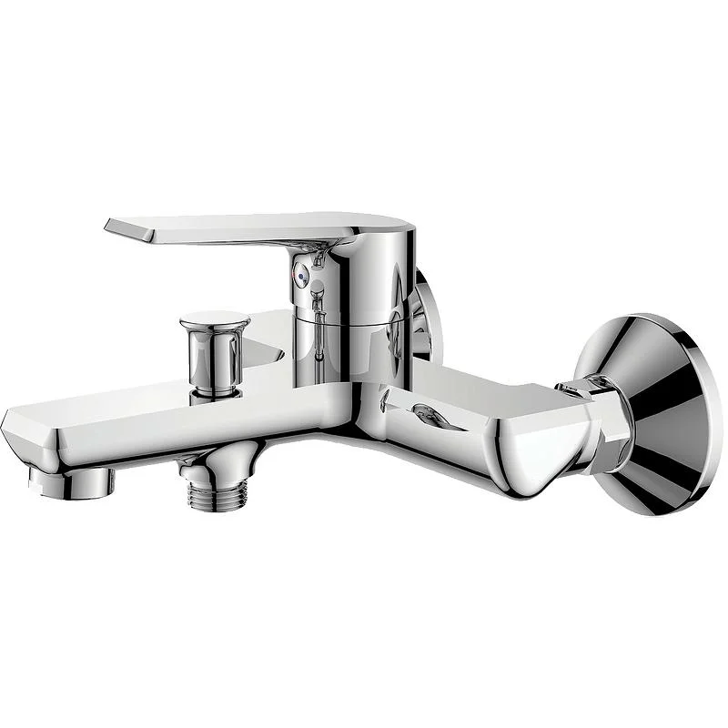 Смеситель для ванны KOLLER POOL EDGE ED0100 (хром, L-18,5) ED0100