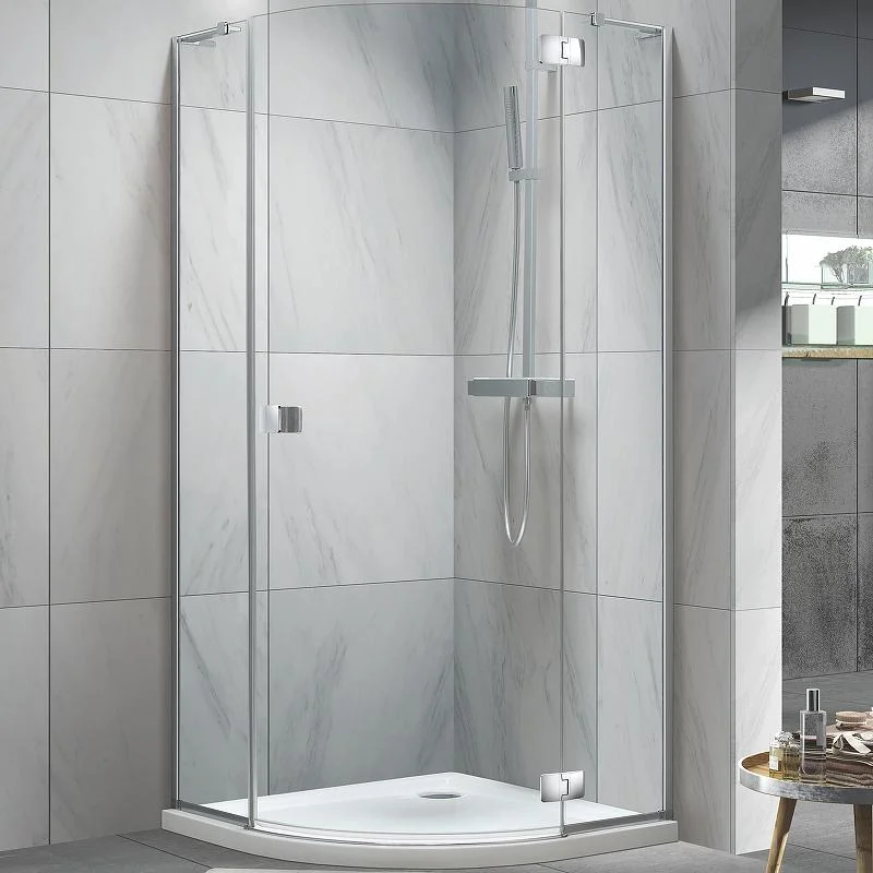 Душевой уголок KOLLER POOL NEON (90*90) N90RС (распашная, хром) N90RС