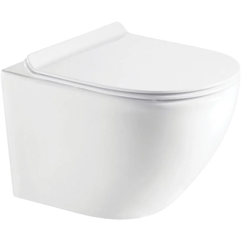 Унитаз подвесной KOLLER POOL ROUND RN-0490-RW Rim гор. вып. 49*35,5 + сиденье (белый) RN-0490-RW